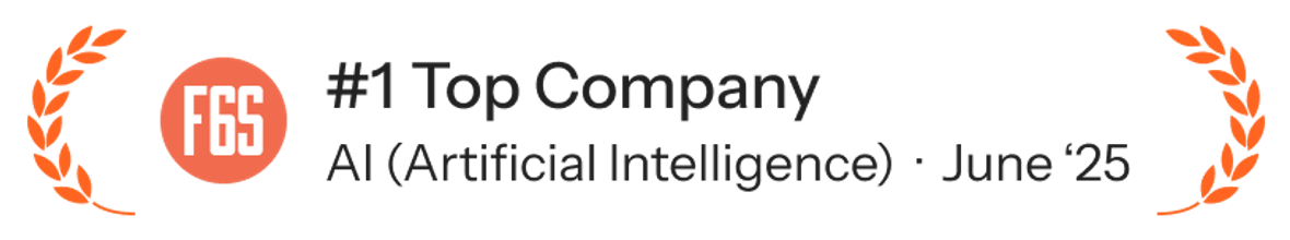 F6S #1 Top Company AI (Artificial Intelligence) June 2025